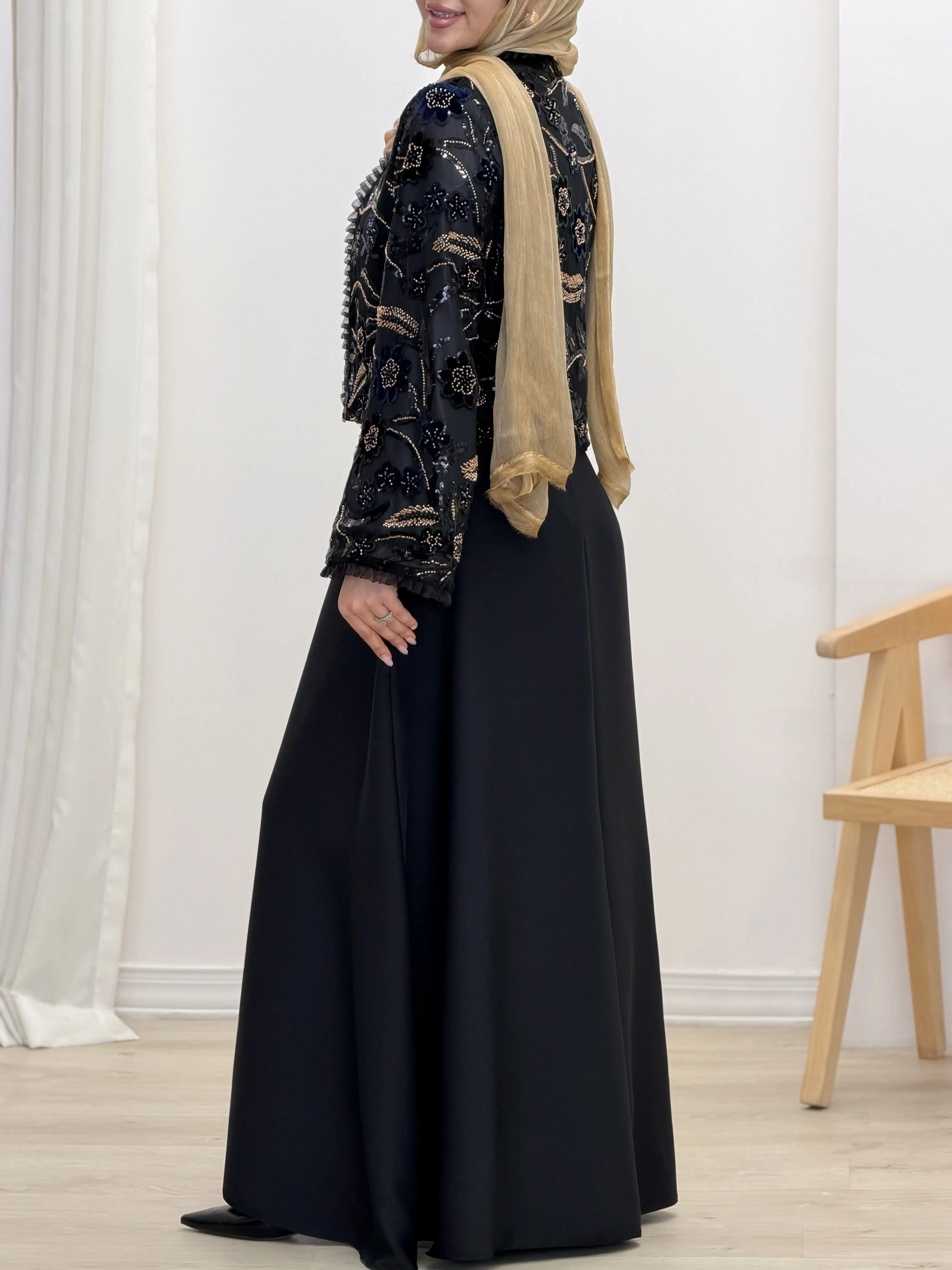 6598-کت و سارافون رزگلد